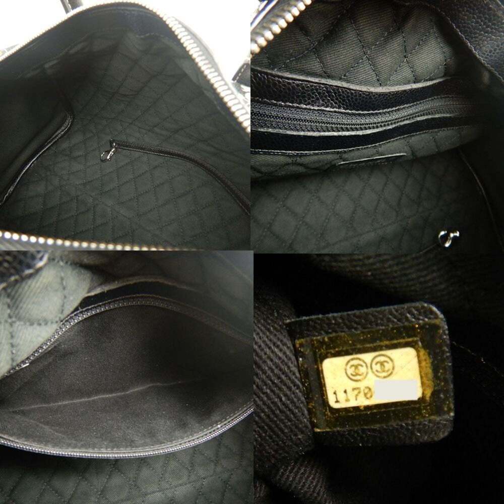 CHANEL Black Caviar Leather Pouch - Picture 9 of 10